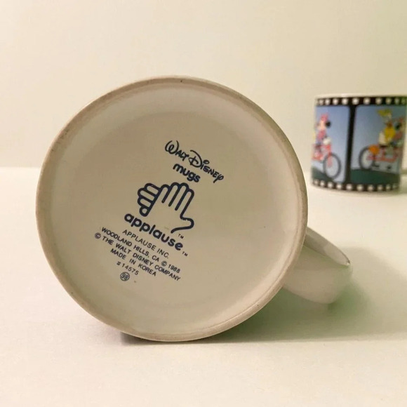 Vintage 1988 Applause Donald Duck  Minnie Mouse Set of 2 Mugs Made In Korea - Picture 10 of 11